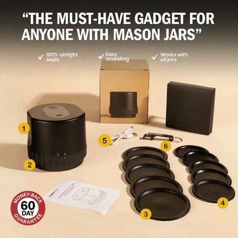 Mason Genie® Vacuum Sealer Kit